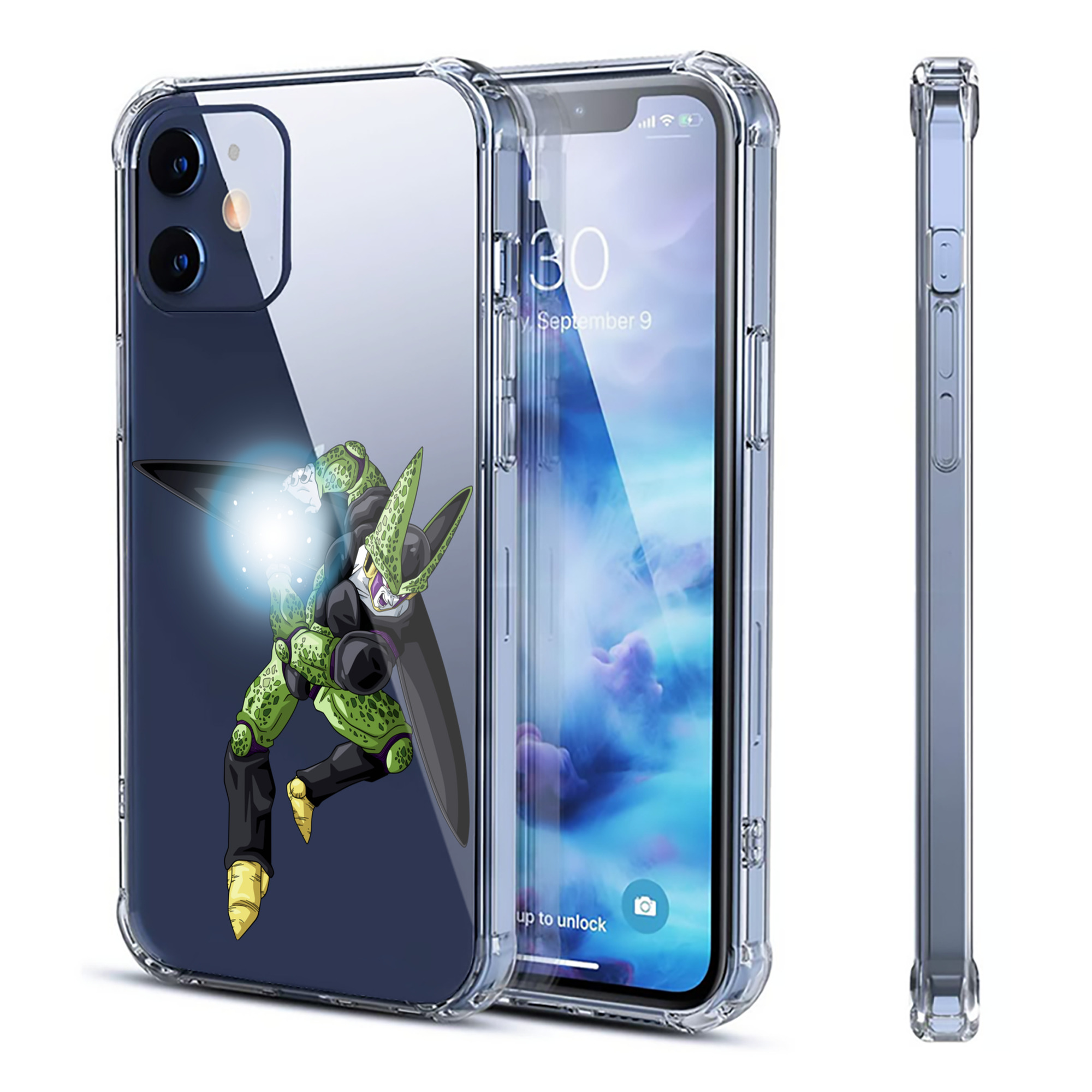 （画像用） ドラゴンボール セル DRAGON BALL Cell 【iPhone 12シリーズ対応】透明スマホケース（クリアソフトケース）